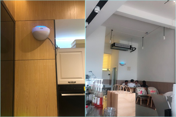 酒店餐廳滅蚊燈安裝位置示意圖 酒店餐廳滅蚊燈安裝位置示意圖